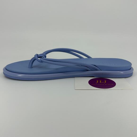 OluKai Womens 'Aka Water Resistant Knotted Beach Thong Sandals Cloud Blue Size 6 - Picture 7 of 10